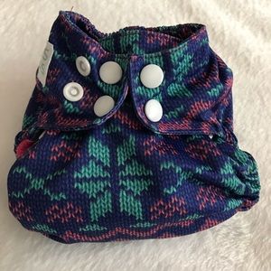 Nicki’s Diapers newborn AIO - Anna, snowflake